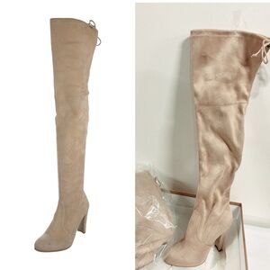 Women's Tan Over-the-Knee Boots